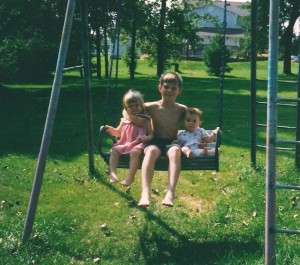 Shawn with Kelsey and Ryan