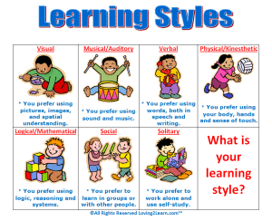 Learning Style Charts
